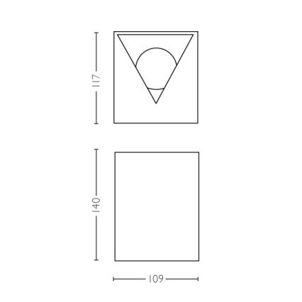Philips - LED Āra sienas lampa 2xLED/4,5W/230V IP44