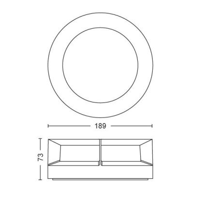 Philips - LED Āra gaismeklis LED/12W/230V IP44