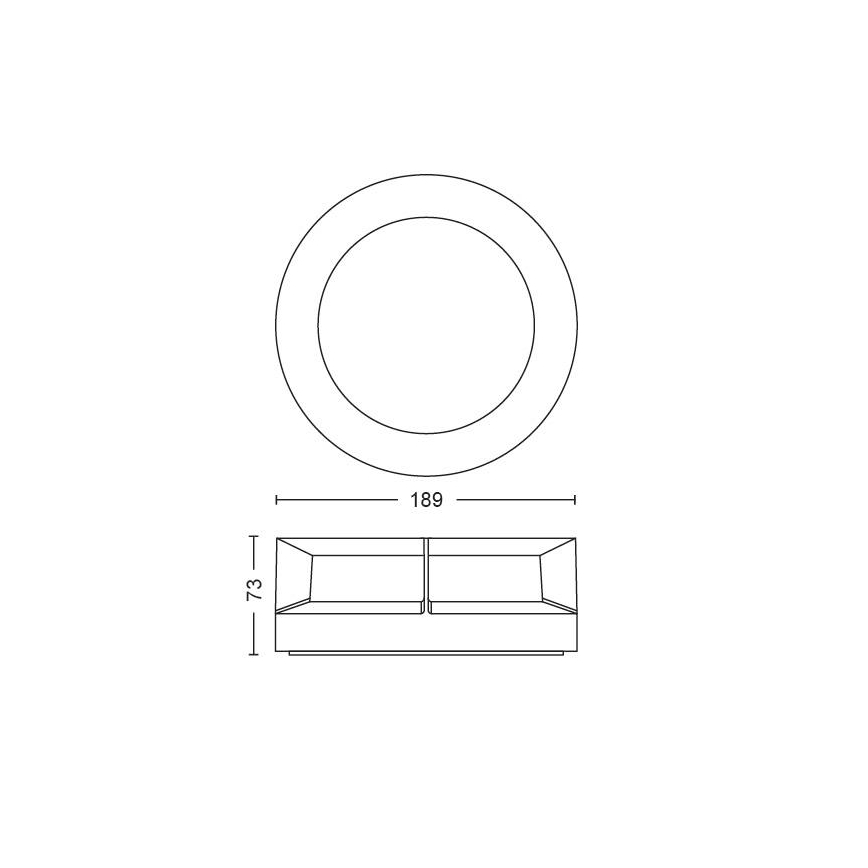 Philips - LED Āra gaismeklis LED/12W/230V IP44