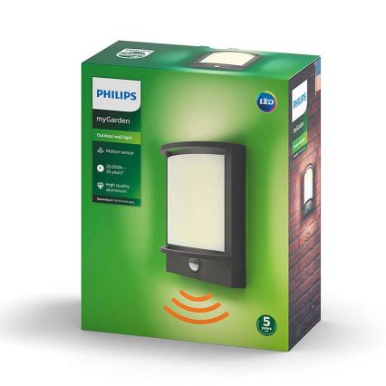 Philips - LED Āra sienas gaismeklis LED/12W IP44