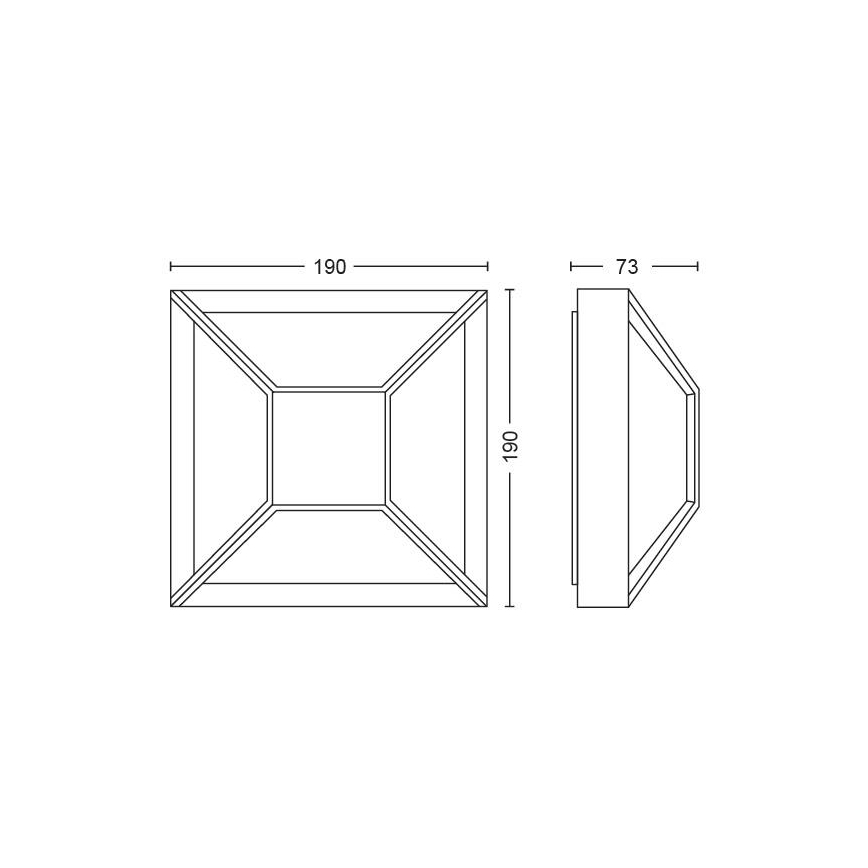Philips - LED Āra sienas gaismeklis LED/12W IP44