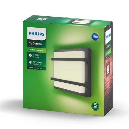 Philips - LED Āra sienas gaismeklis LED/12W IP44