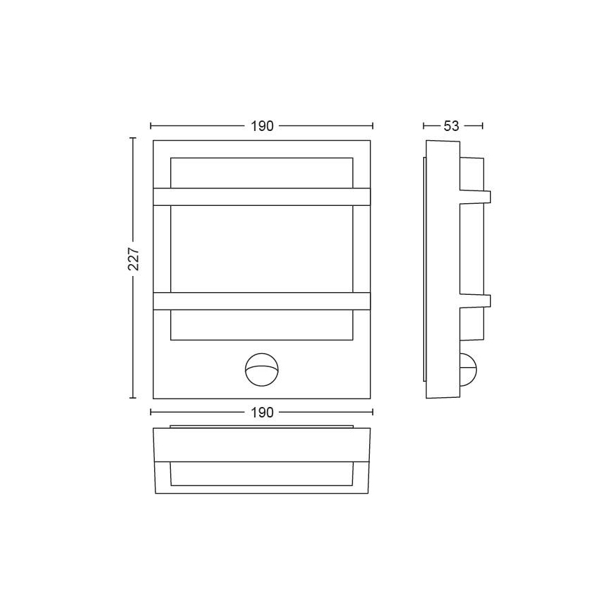Philips - LED Āra sienas gaismeklis LED/12W IP44
