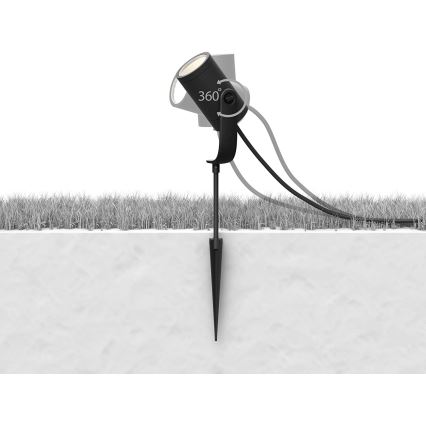 Philips - KOMPLEKTS 3x LED Hue LILY virsmas gaismekļi 3xLED/8W/230V IP65