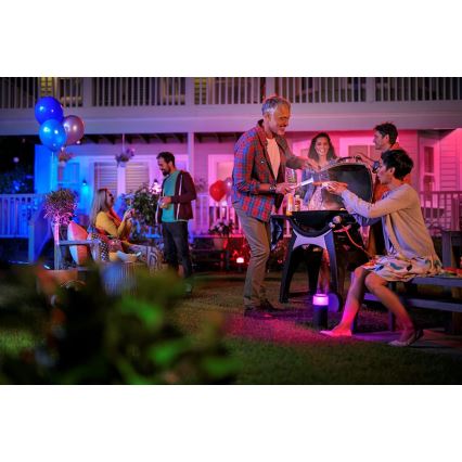 Philips - Pagarinātāja komplekts LED RGB āra starmetis Hue LILY LED/8W/230V IP65