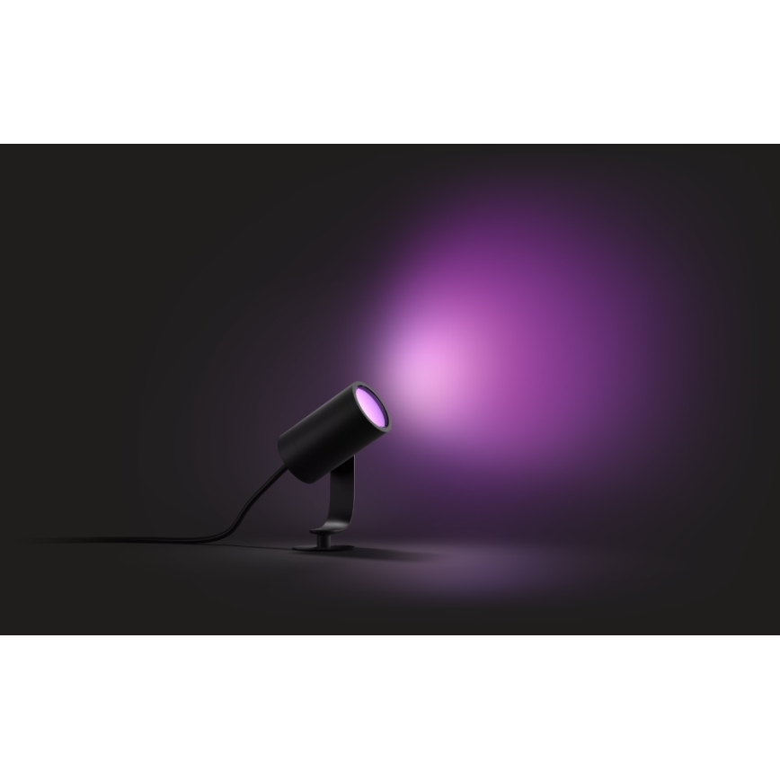 Philips - LED RGB Āra starmetis Hue LILY LED/8W/230V IP65