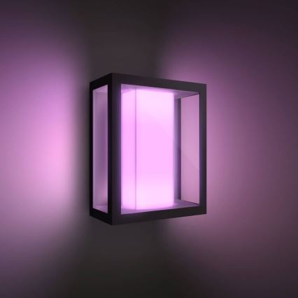 Philips - LED RGBW Regulējama āra sienas lampa Hue IMPRESS 2xLED/8W/230V IP44