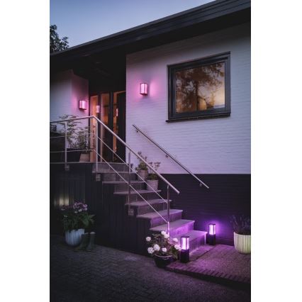 Philips - LED RGBW Regulējama āra sienas lampa Hue IMPRESS 2xLED/8W/230V IP44