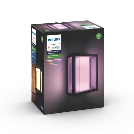 Philips - LED RGBW Regulējama āra sienas lampa Hue IMPRESS 2xLED/8W/230V IP44