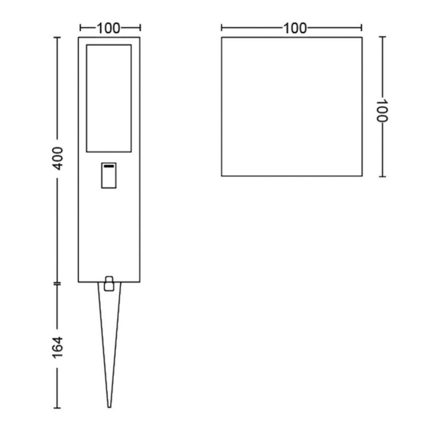 Philips - LED RGBW Aptumšojama āra lampa Hue IMPRESS LED/16W/24V IP44