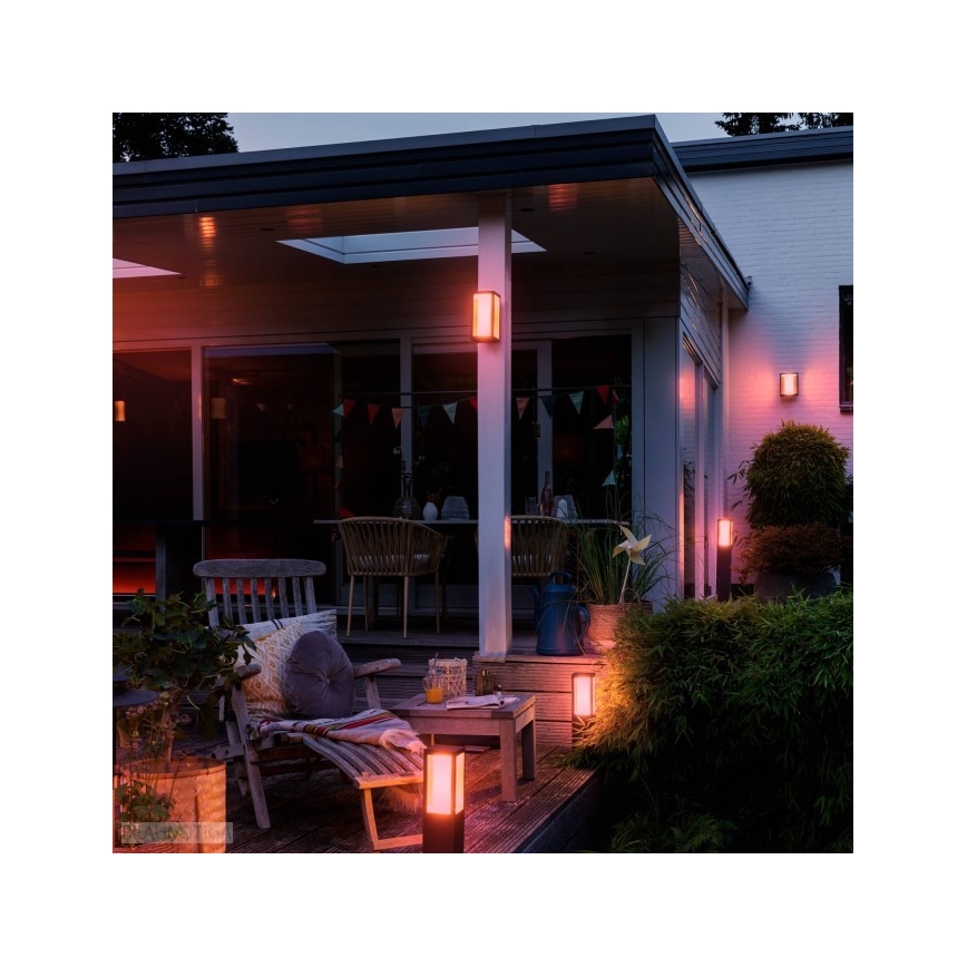 Philips - LED RGBW Aptumšojama āra lampa Hue IMPRESS LED/16W/24V IP44
