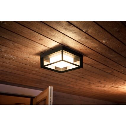 Philips - LED RGBW Aptumšojama āra sienas lampa Hue ECONIC LED/15W/230V 2000-6500K IP44