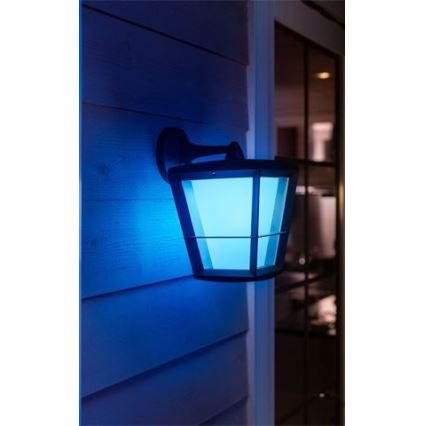 Philips - LED RGBW Aptumšojama āra sienas lampa Hue ECONIC LED/15W/230V 2000-6500K IP44