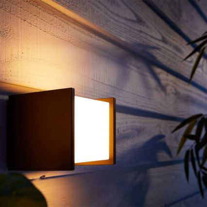 Philips - LED Aptumšojama āra sienas lampa Hue FUZO LED/15W/230V IP44