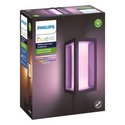 Philips - LED RGBW Aptumšojama āra sienas lampa Hue IMPRESS 2xLED/8W/24V 2000-6500K IP44