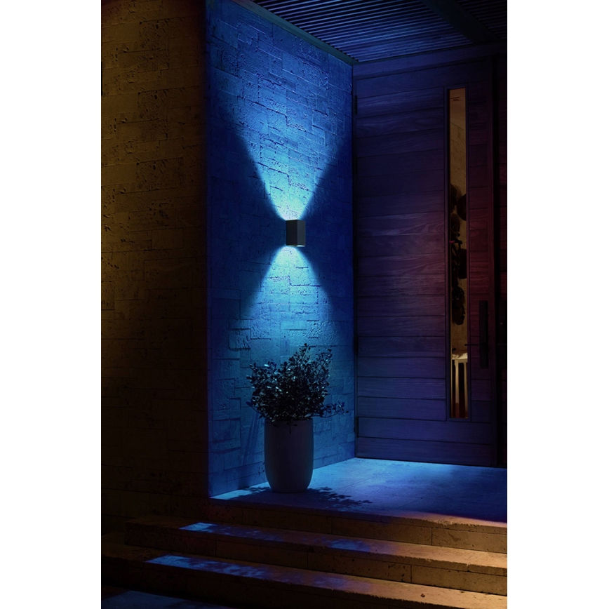 Philips - LED RGBW Aptumšojama āra sienas lampa Hue RESONATE 2xLED/8W/230V 2000-6500K IP44