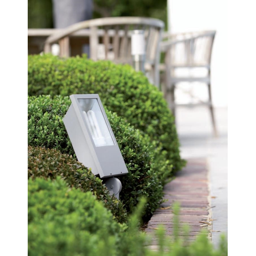 Philips 17516/87/16 -  Sienas Apgaismojums ar sensoru LAGOS 2xE27/23W