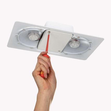 Philips 31605/11/16 - LED griestu gaismeklis INSTYLE MAGNA 2xLED/7.5W/230V