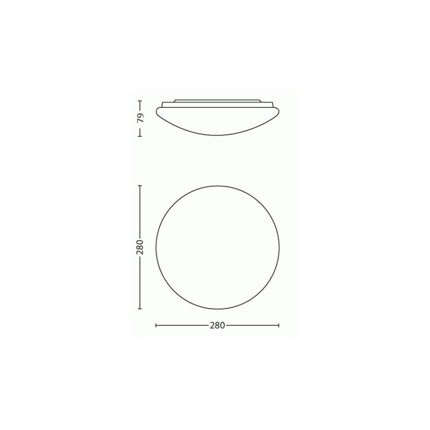 Philips - LED Griestu gaismeklis LED/9,6W/230V