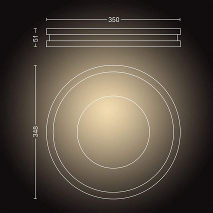 Philips - LED Aptumšojama lampa Hue BEING LED/27W/230V + tālvadības pults