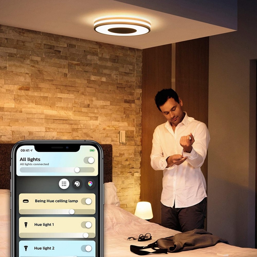 Philips - LED dimējams gaismeklis Hue BEING LED/27W/230V + tālvadības pults