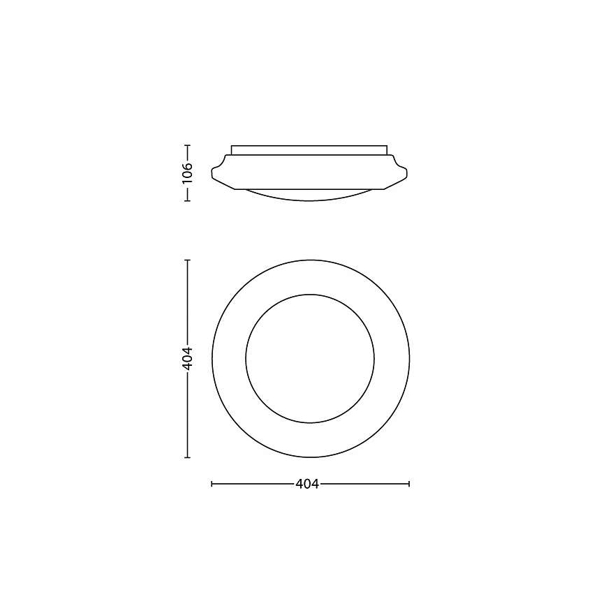 Philips - LED Griestu lampa LED/22W/230V 2700K