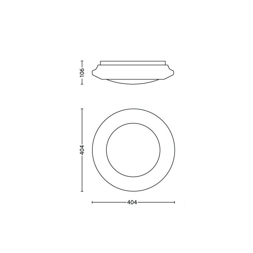 Philips - LED Griestu lampa LED/22W/230V 4000K