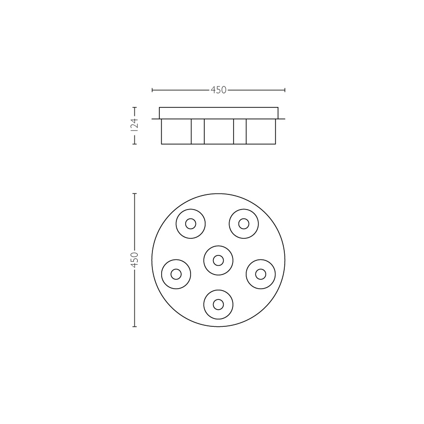 Philips 36446/11/P1 - LED Aptumšojama griestu lampa INSTYLE BYZANTIN 6xLED/5W/230V