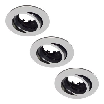 Philips - 3x Padziļinājuma gaismeklis 1xGU10/5,5W/230V