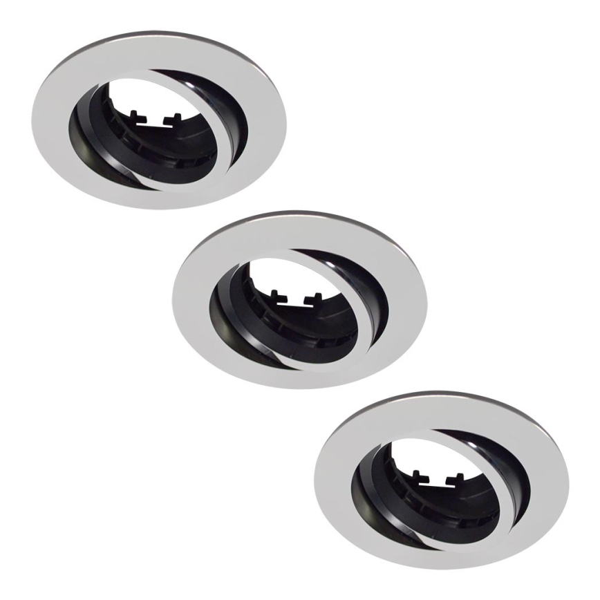 Philips - 3x Padziļinājuma gaismeklis 1xGU10/5,5W/230V