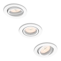 Philips - 3x piekaramo griestu gaismeklis 3xGU10/5.5W/230V