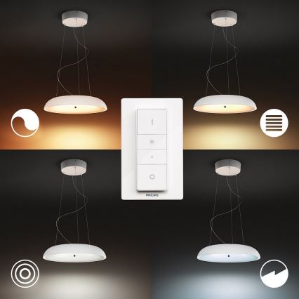 Philips - LED Aptumšojama lustra ar auklu Hue AMAZE LED/39W/230V + TP