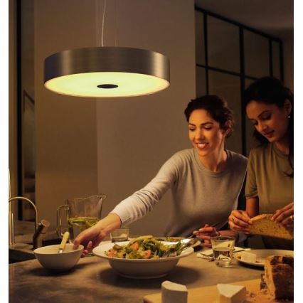 Philips - LED Aptumšojama lustra ar auklu Hue FAIR LED/33,5W/230V + tālvadības pults
