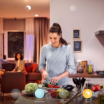 Philips - LED aptumšojama lampa Hue WELLNESS 1xE27/8,5W/230V + tālvadības pults