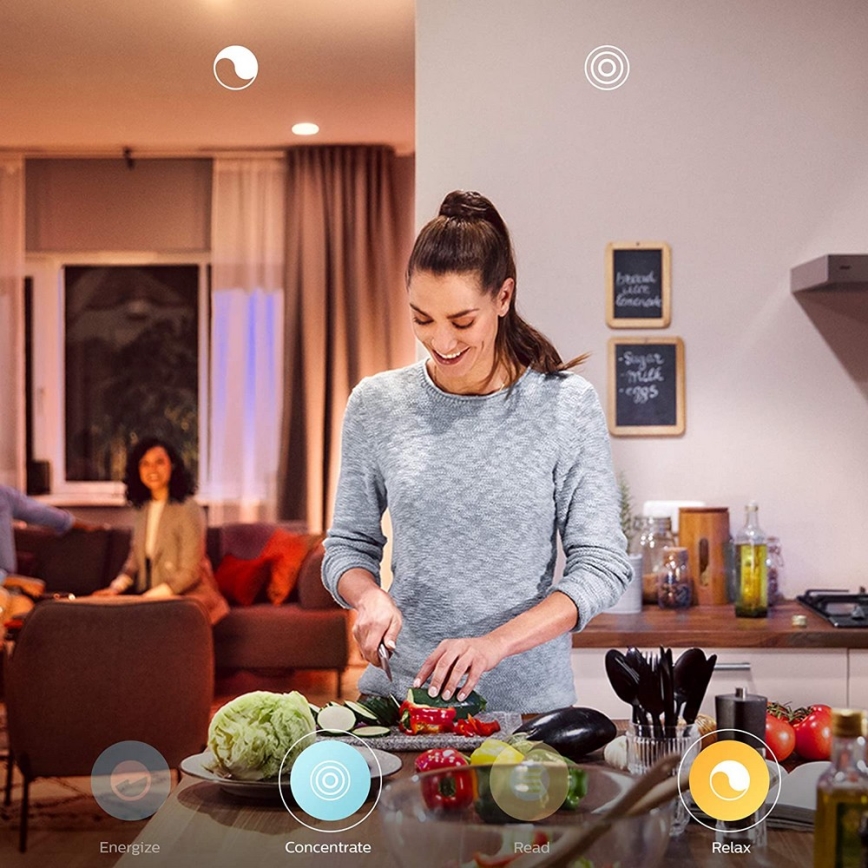 Philips - LED aptumšojama lampa Hue WELLNESS 1xE27/8,5W/230V + tālvadības pults