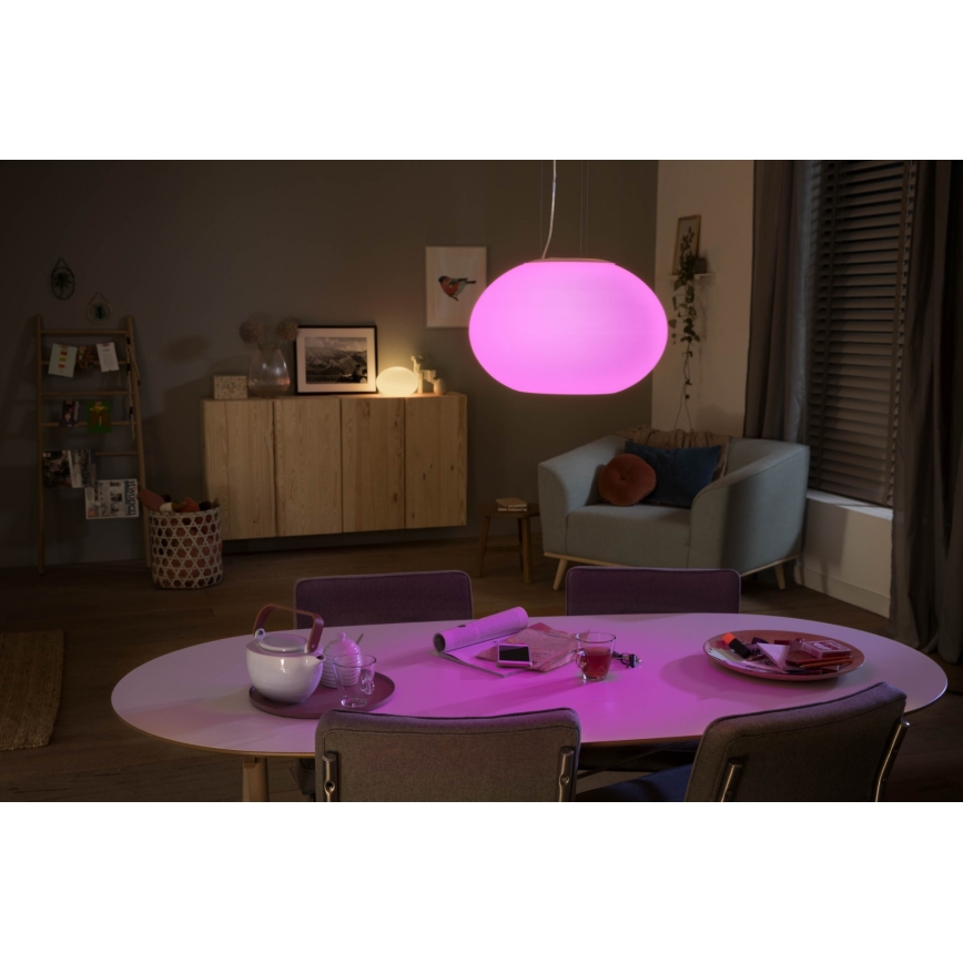 Philips - LED RGBW Aptumšojuma lustra ar auklu Hue FLOURISH LED/39W/230V