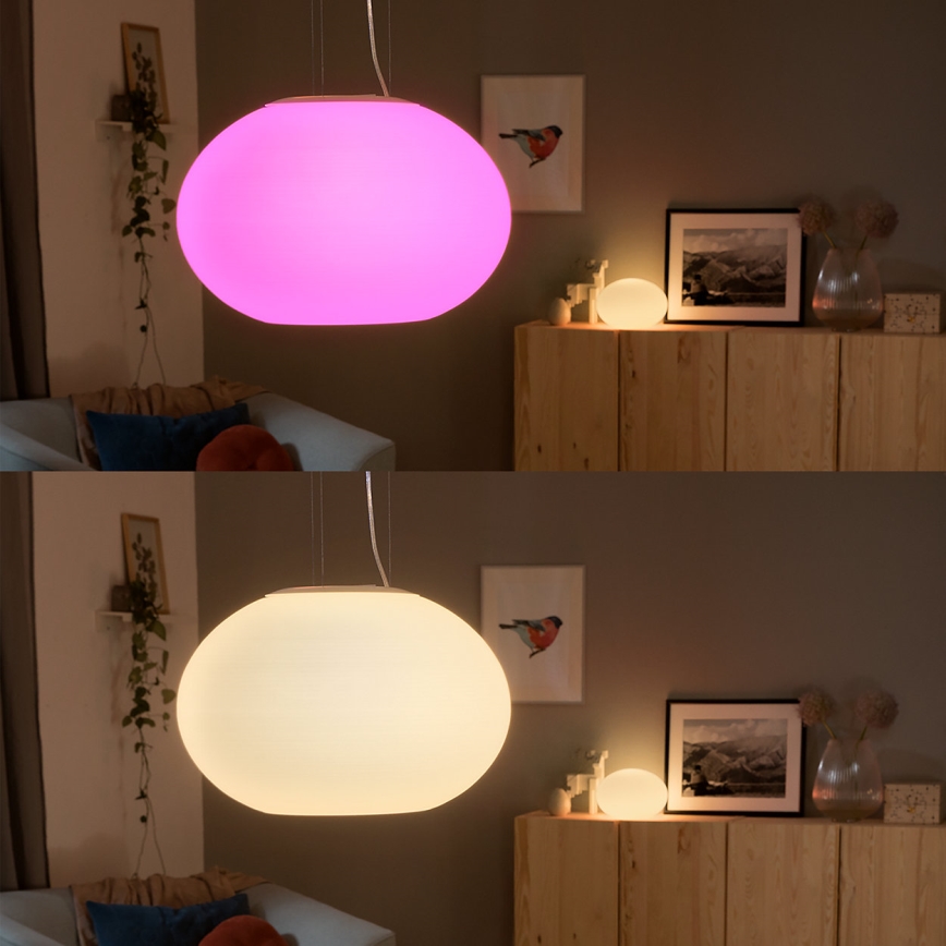 Philips - LED RGBW Aptumšojuma lustra ar auklu Hue FLOURISH LED/39W/230V