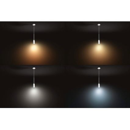 Philips - LED Lustra uz auklas Hue DEVOTE 1xE27/9W/230V