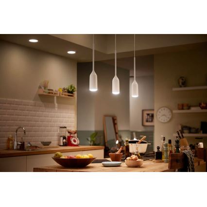 Philips - LED Lustra uz auklas Hue DEVOTE 1xE27/9W/230V