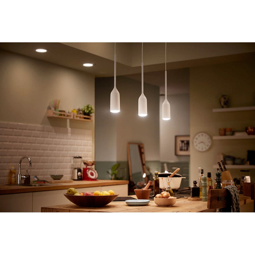 Philips - LED Lustra uz auklas Hue DEVOTE 1xE27/9W/230V