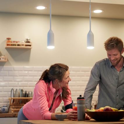 Philips - LED Lustra uz auklas Hue DEVOTE 1xE27/9W/230V