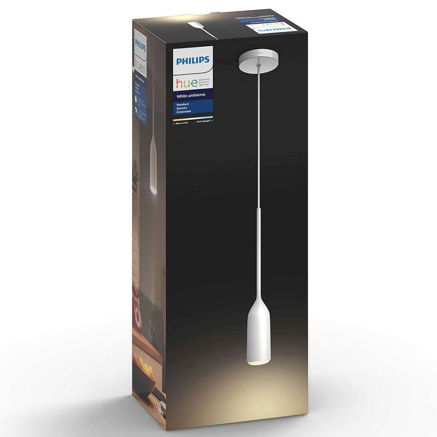 Philips - LED Lustra uz auklas Hue DEVOTE 1xE27/9W/230V