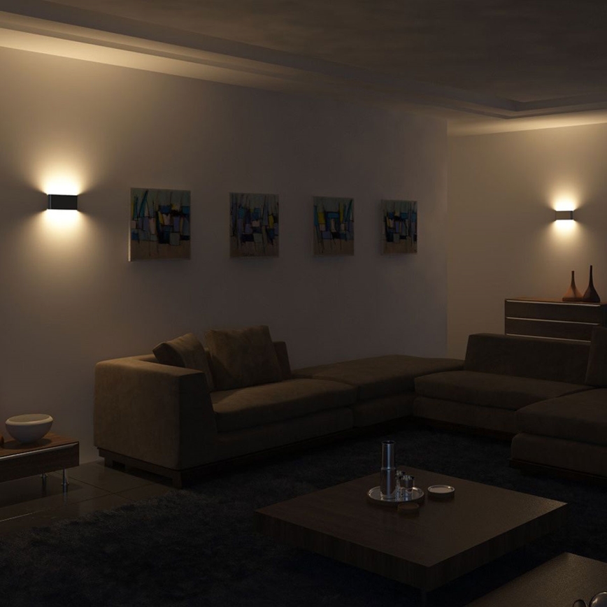 Philips 45591/17/16 - LED sienas gaismeklis MYLIVING GALAX 4xLED/2.5W/230V pelēks