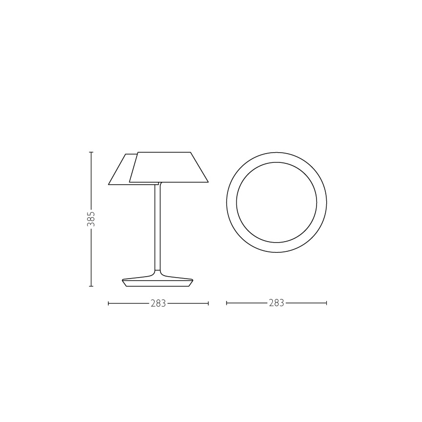 Philips 49023/31/P1 - LED galda lampa INSTYLE NONAGON 1xLED/7W/230V Aptumšojama