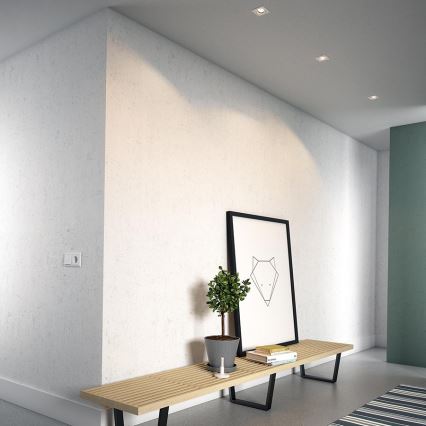 Philips - Komplekts 3x iebūvējamie griestu gaismekļi 1xGU10/5,5W/230V