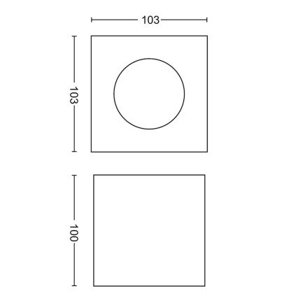 Philips - LED Aptumšojams starmetis 1xLED/4,5W/230V