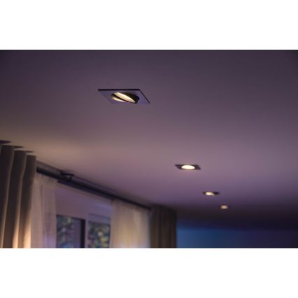 Philips - LED RGB Iegremdējama lampa Hue CENTURA 1xGU10/5.7W/230V