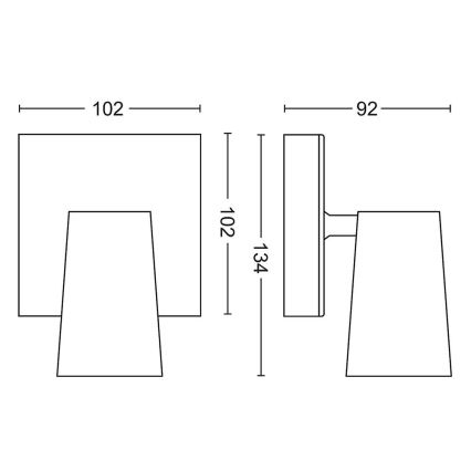 Philips - LED Starmetis 1xGU10/5,5W/230V