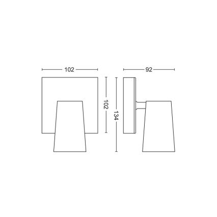 Philips - Starmetis 1xGU10/5,5W/230V