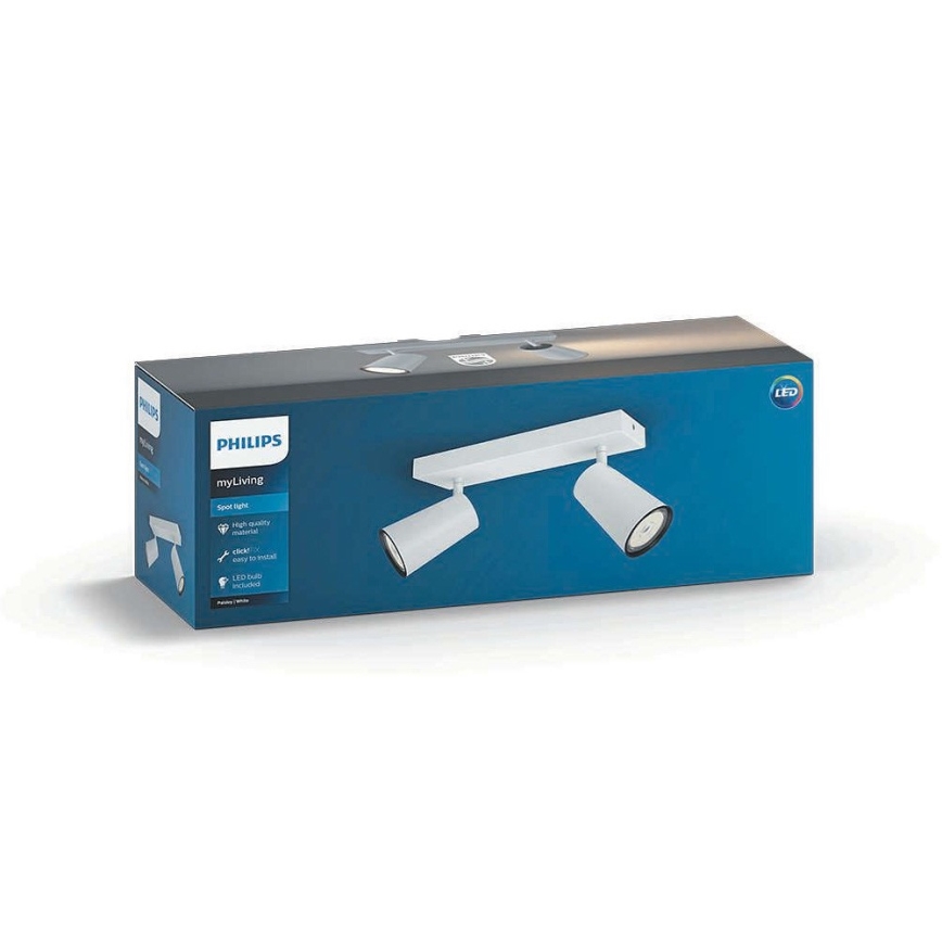 Philips - LED Starmetis 2xGU10/5,5W/230V